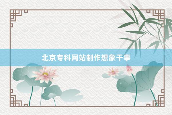 北京专科网站制作想象干事